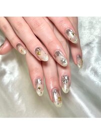 星づくしネイル☆*。