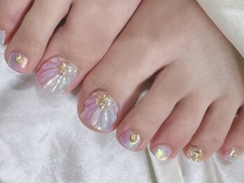 ネイルサロン ミリー(Nail Salon Milly)の写真/【フットネイルが輝く季節到来★】足先をMillyで美しく整えませんか？あなただけの[可愛い]を足先に◎