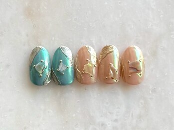 ネイルサロン ブランロール 三軒茶屋店(Blanl'or)/オーロラネイル