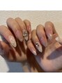 エム ネイル(emu nail)&nbsp;ワンホン、キラキラ、きれいめネイルも好きです☆