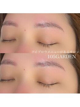イチマルゴ ガーデン(105 GARDEN)/アイブロウメニューがあるサロン