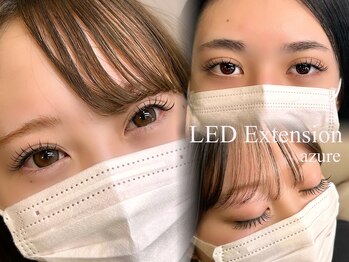 フランジパニ アジュール/LEDマツエク