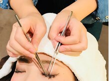 ブラッシュヘアドレッシング マツエク(BRASH Hair Dressing)/まつ毛エクステ施術中