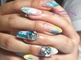 秋カラー☆ニュアンスネイル