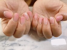 パールビューティーラッシュアンドネイル(Pearl Beauty Lash nail)/グラデーション 手描きレース