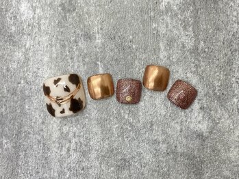 ルチア ネイルアンドアイラッシュ 元今泉店(Lucia)/フット定額　オフ込￥9100