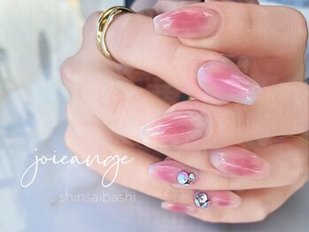 ジョアアンジェ 心斎橋店(joie ange)/シンプル　チークネイル