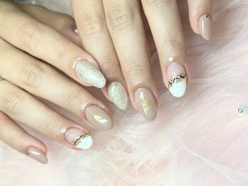 ヨガ アンド リラクゼーション からだの恵み 安城サロンの写真/あなたの指先をアートで彩りませんか?トレンドネイルを豊富なアートでお得に楽しめる*【安心な定額ネイル】