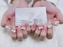 アキコネイルサロン(Akikoネイルサロン)/10本長さだし＋持ち込みデザイン