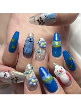 レイネイル 岐阜茜部店(RAY NAIL)/ポップ×キャラクター