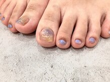 カルフールノア 新越谷店(carrefour noa)/nail design：親指アート6500円