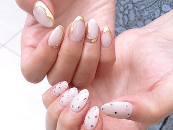 ネイルマジック 仙台一番町店(NAIL MAJIC)/アシンメトリーネイル☆