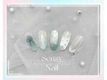 センシー ネイル スタジオ(Sensy Nail Studio)/塗りかけアート+リボーンパーツ