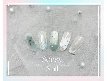 センシー ネイル スタジオ(Sensy Nail Studio)/塗りかけアート+リボーンパーツ