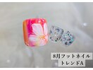 8月フットネイルトレンドA