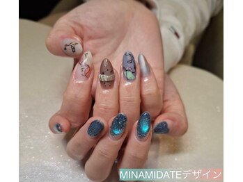 ウープスネイル 盛岡カワトク店(OopsNAIL)/スタッフ限定アート