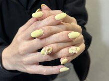 ワイズエディットネイル 神戸元町(y's Edit Nail)/ワンカラー/リボンパーツ