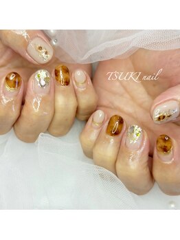 ツキネイル(TSUKI nail)/べっ甲ネイル