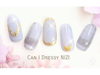 キャンアイドレッシー ニジ(Can I Dressy NIZI)/デザインネイル/冬/チェック