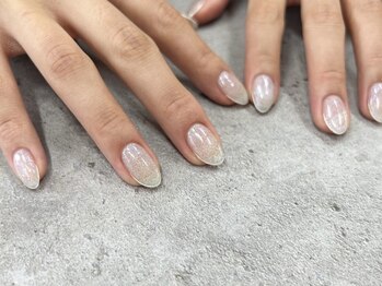 ネイルサロン北野坂/ワンカラー × スキニーフレンチ