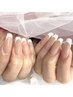 【王道ネイル】スカルプフレンチネイル