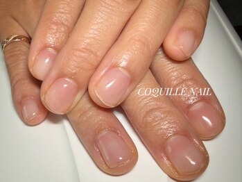 シェルネイル(COQUILLE NAIL)/【ハンド】透明ジェル