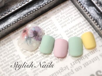 スタイリッシュネイルズ(Stylish Nails)/フラワーフットネイル