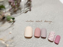 冬を飾る、ツイード柄♪