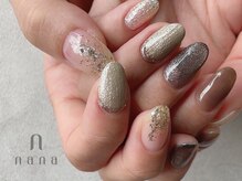 ナナ 白金高輪(nana)/マグネットネイル 大人シック