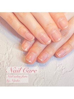 フィオーレ(fiore)/当店自慢★爪が縦長にネイルケア