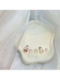 ¥7,300さくらんぼネイル（暮石）