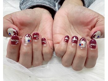 ジェー エス シー ネイル(J.S.C.nail)/ハートネイル/秋ネイル