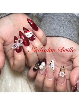 エスフィーネイルサロン ブリーユ(Esfy nailsalon Brille)/ハート埋め込みネイル