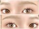 アイラッシュプラザ(EYELASH PLAZA)の写真/髪と馴染むブラウンカラー★透け感×柔らかい印象に♪束感を作ってもナチュラルに仕上がるデザインマツエク