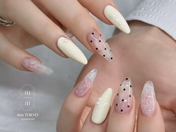 ミリ トウキョウ 恵比寿(mm TOKYO)/定額90分/春ネイル/レースネイル