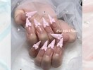 ちゅるんピンクネイル