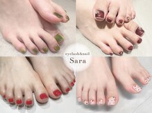 サラ 金山店(Sara)の雰囲気（【フット】シンプル～アートまで多数ご用意◎[フットネイル]）