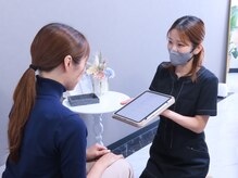 private salon Luxeの雰囲気（まずはお客様のお身体の状態を簡単に教えてください♪）