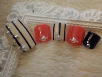 アム ネイル(am.nail)/フットジェル・オフ込7900円★