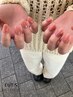【Jｒ限定】キャンペーン  hand/footワンカラー￥4.500