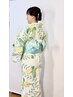 浴衣着付け&ヘアセット¥8800【電話、LINE 予約】土日祝　7/1～8/31期間限定