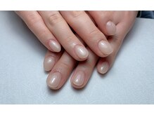 メオネイル(MEO NAIL)/ベージュワンカラーネイル