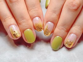 グリーン＊ゴールドニュアンス