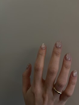 【nail】 you.u/一度塗りの透明感