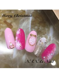 クリスマスネイル