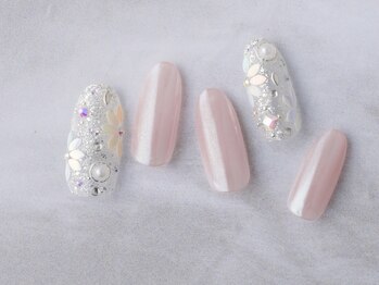 サンミーゴネイル 神戸店(Sunmego Nail)/キラキラグレーネイル☆