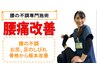 【疲労改善◇腰痛コース】骨盤矯正+猫背矯正60分￥8480→￥4240