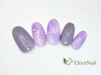 エリクサーネイル 渋谷(Elixir Nail)/定額aシンプル/クーポン使用