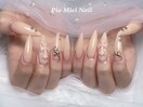ヌーディー美人ネイル