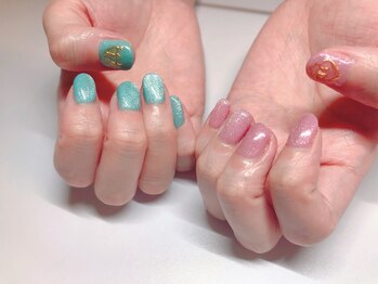 アモールネイル(amor nail)/アシンメトリーネイル
